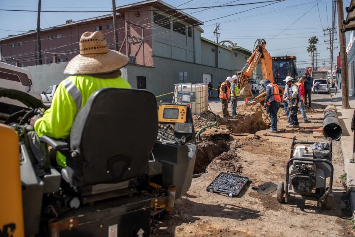 CESPT SUSTITUYE REDES DE AGUA Y DRENAJE QUE CONCLUYERON SU VIDA ÚTIL EN DISTINTAS ZONAS DE TIJUANA