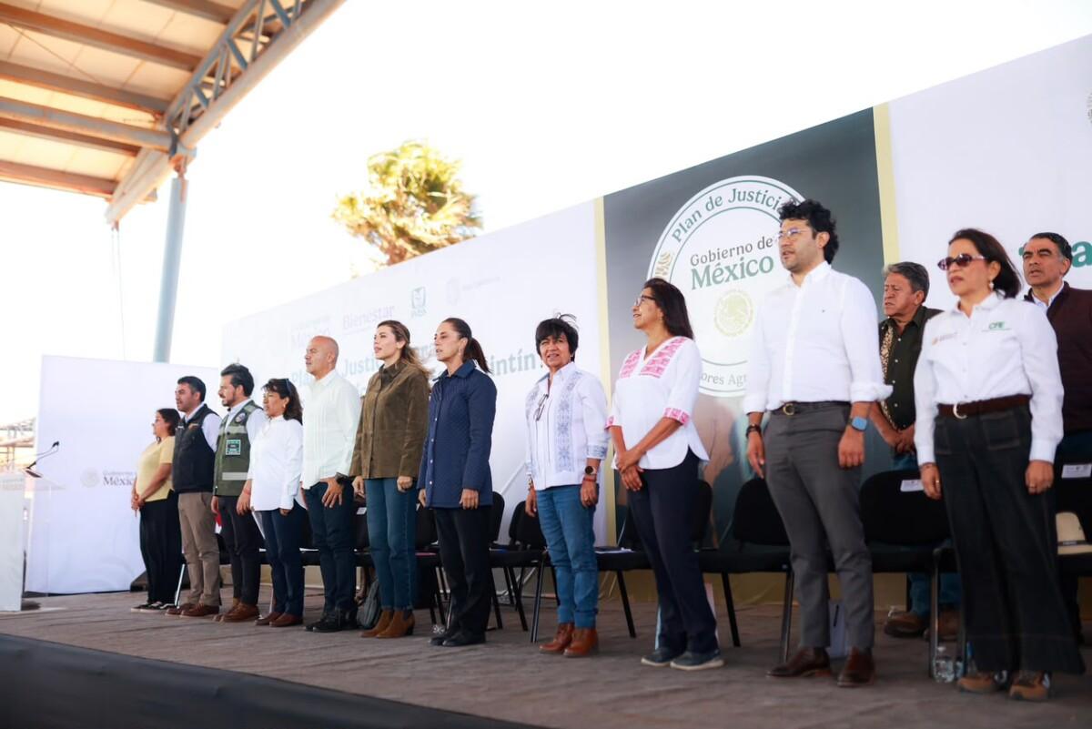 SUPERVISAN PRESIDENTA CLAUDIA SHEINBAUM Y GOBERNADORA AVANCES DEL PLAN DE JUSTICIA EN SAN QUINTÍN