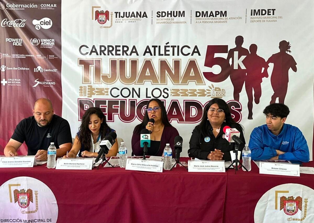 Anuncia XXV Ayuntamiento de Tijuana la 5ta. edición de la Carrera Atlética ‘Tijuana con los Refugiados’