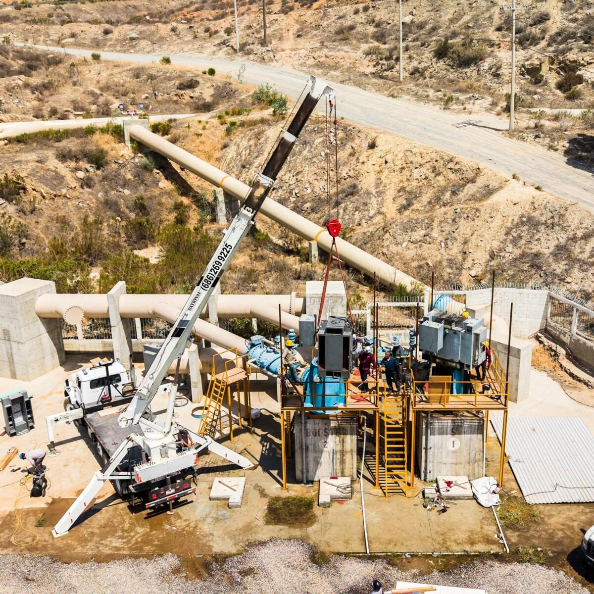 CONCLUYÓ LA REPARACIÓN DEL BOOSTER DE LA PRESA EL CARRIZO,EL SUMINISTRO DE AGUA A 200 COLONIAS AFECTADAS SERÁ GRADUAL