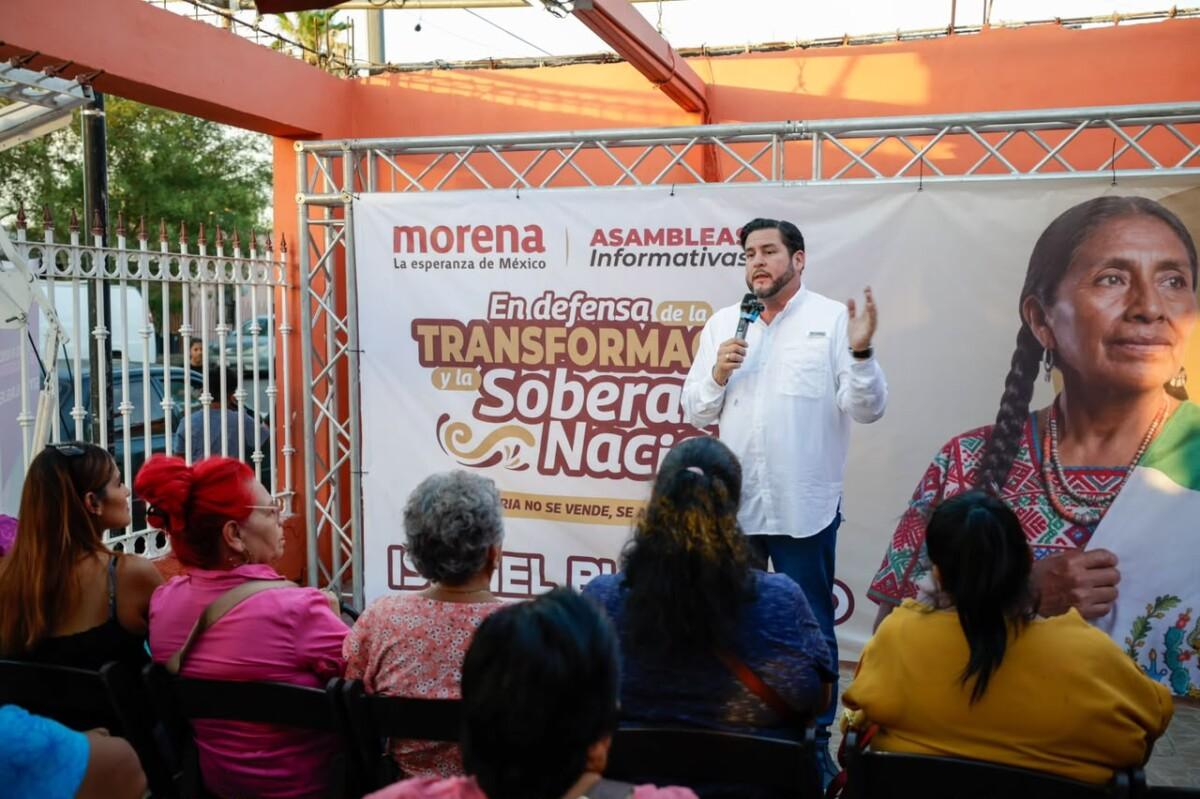 Militancia morenista de Mexicali acompaña a Ismael Burgueño en su gira de trabajo