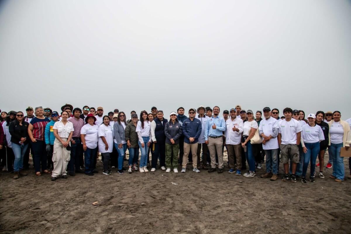 SECRETARÍA DE MEDIO AMBIENTE Y AYUNTAMIENTO DE SAN QUINTÍN, REALIZAN JORNADA ESTATAL DE LIMPIEZA Y CONSERVACIÓN COSTERA