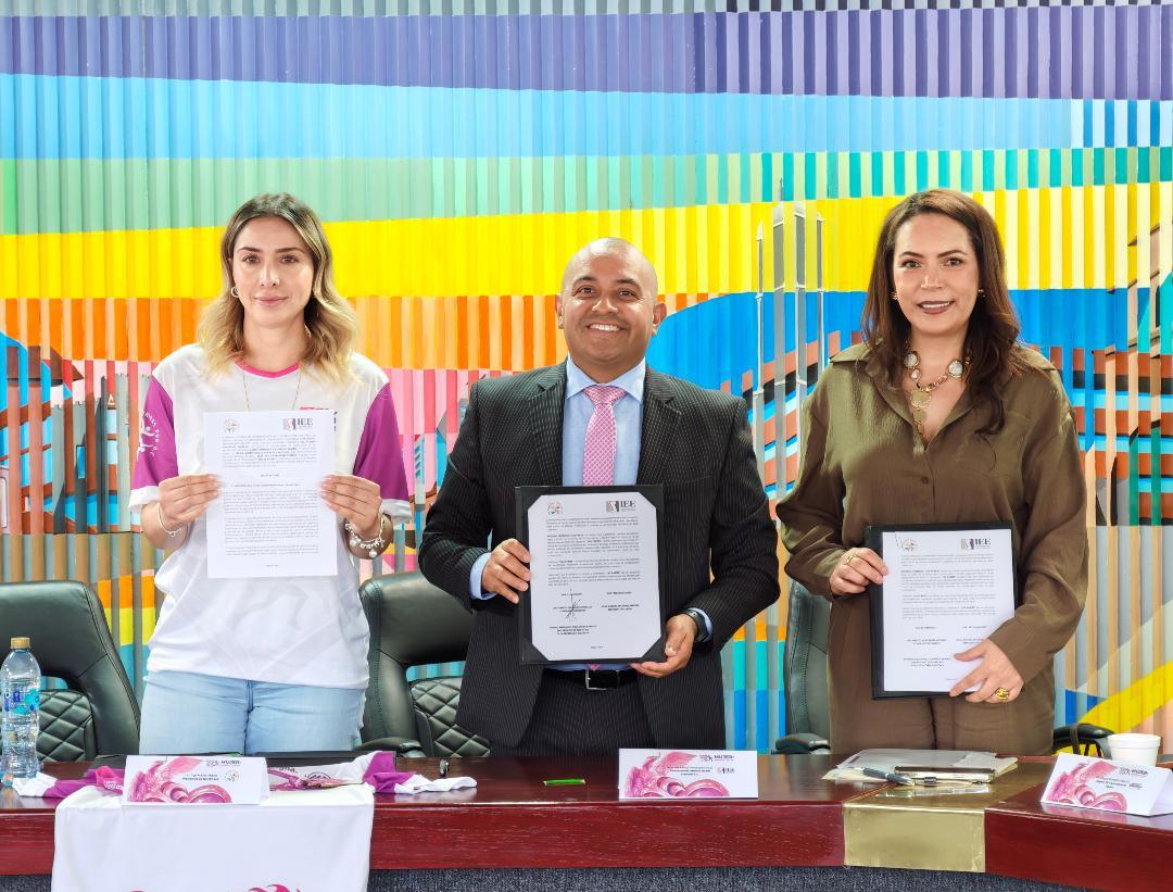 FORTALECEN IEEBC Y RMUBC ACCIONES PARA PROMOVER LOS DERECHOS POLÍTICOS DE LAS MUJERES