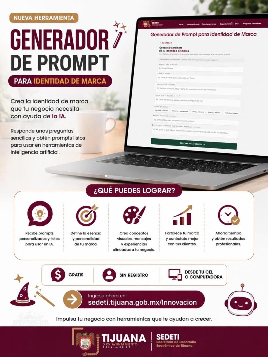 IMPULSA EL XXV AYUNTAMIENTO DE TIJUANA HERRAMIENTA GRATUITA PARA FORTALECER LA IDENTIDAD DE MARCA DE LOS EMPRENDIMIENTOS