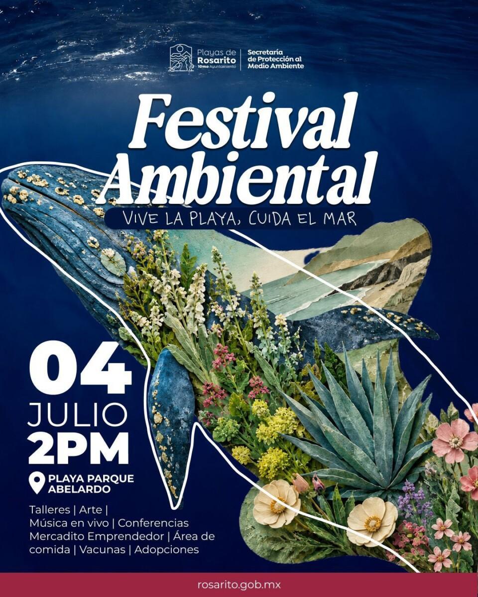 Anuncia Gobierno de Playas de Rosarito el Festival Ambiental “Vive la Playa, Cuida el Mar”