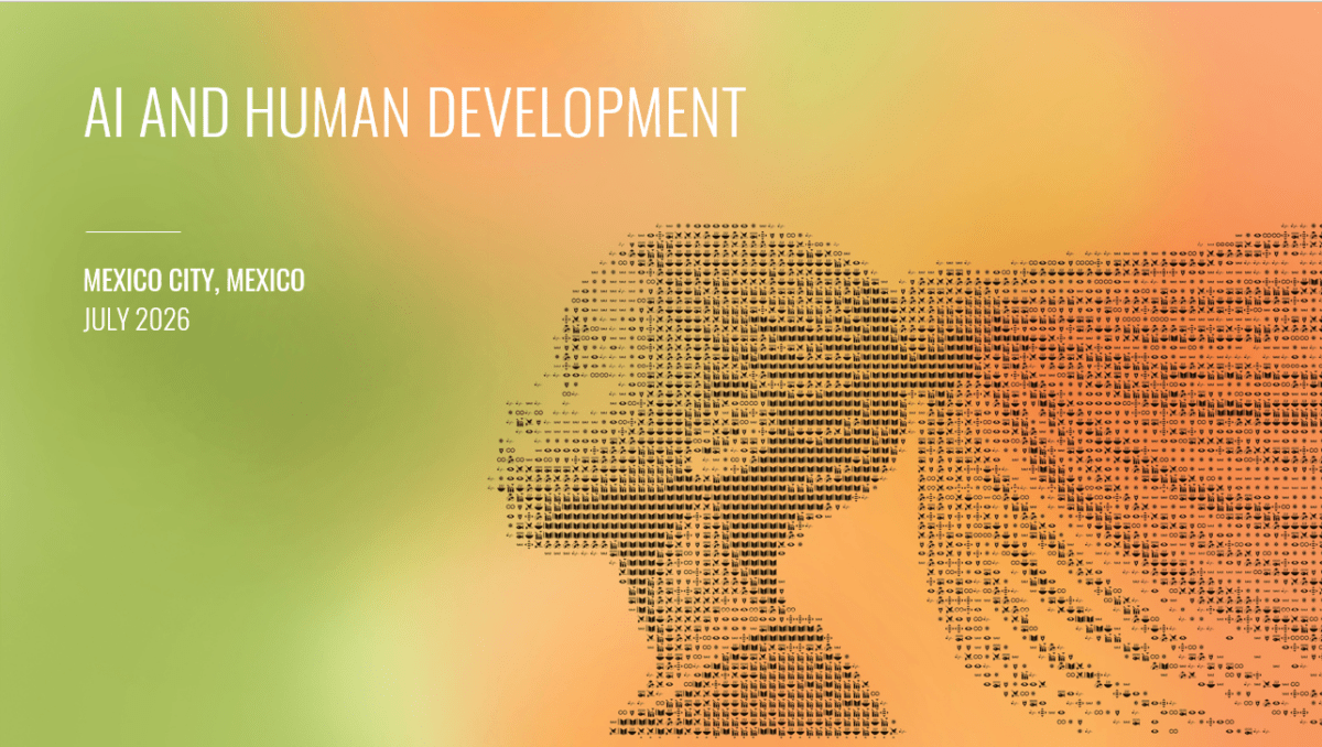 Mientras la inteligencia artificial transforma el mundo, líderes y lideresas de pensamiento se reúnen en la Ciudad de México para explorar las implicaciones regionales y globales de la IA para el desarrollo humano El encuentro plantea una pregunta central: ¿Cómo influirá la inteligencia artificial en la civilización y el desarrollo sostenible, y cómo transformará las relaciones humanas que sostienen el tejido social de nuestras sociedades?  
