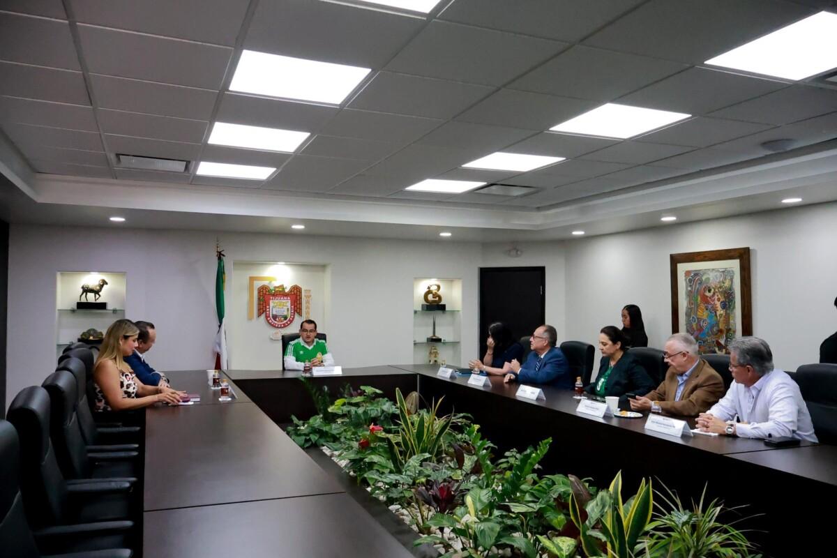 Se reúne Abdiel Gutiérrez Coronado con integrantes de Coparmex Tijuana