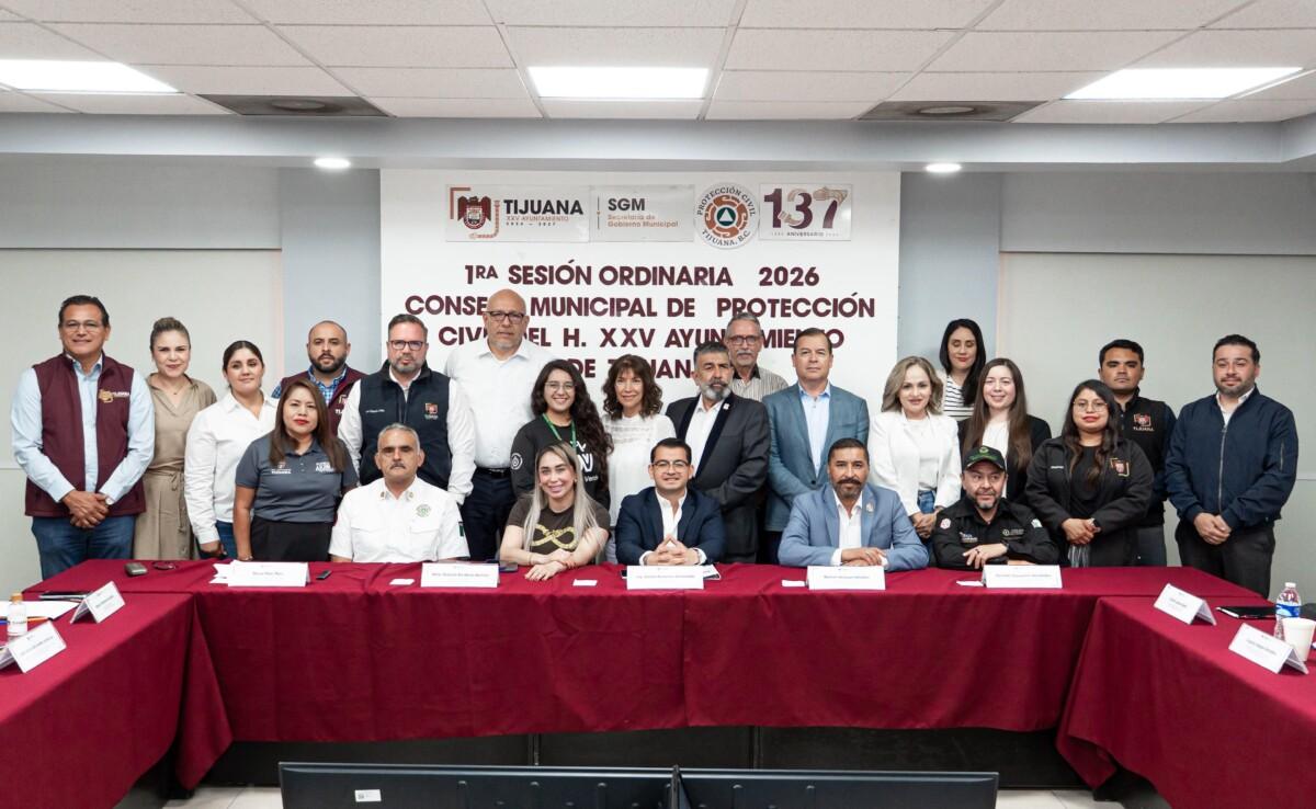 Encabeza Abdiel Gutiérrez Coronado primera sesión ordinaria del Consejo Municipal de Protección Civil 2026