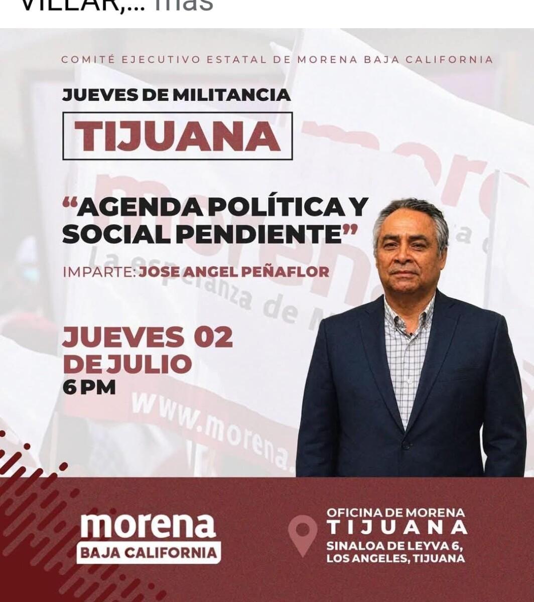 LA AGENDA POLÍTICA DE MORENA EN BAJA CALIFORNIA HA INTEGRADO A LOS FUNDADORES, AUTÉNTGICOS MORENISTAS