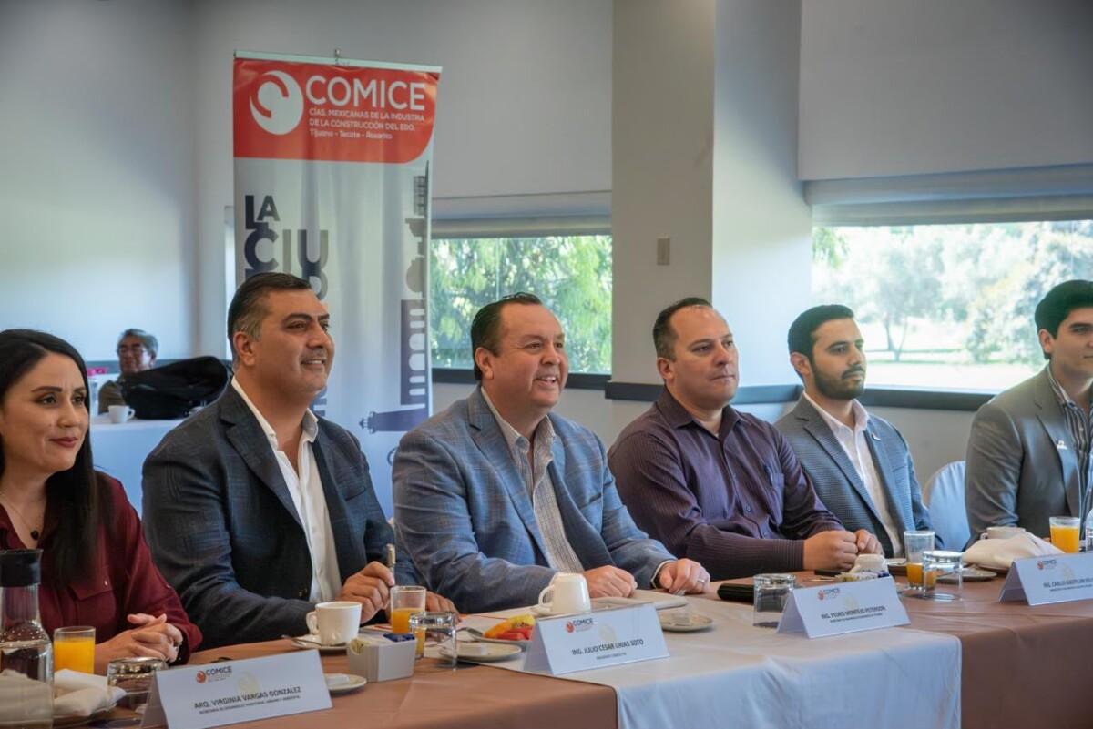 FORTALECE SEDETI COLABORACIÓN CON SECTOR DE LA CONSTRUCCIÓN PARA IMPULSAR EL DESARROLLO ECONÓMICO