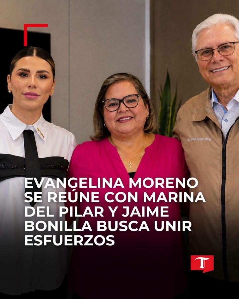 LA ASPIRANTE A LA GUBERNATURA DE BAJA CALIFORNIA EVANGELINA MORENO,DIPUTADA FEDERAL CON LICENCIA, EGRESADA DE CONALEP, EN PLENA CAMPAÑA SE REUNE CON CADÁVERES POLÍTICOS, COMO MARINA DEL PILAR Y JAIME BONILLA