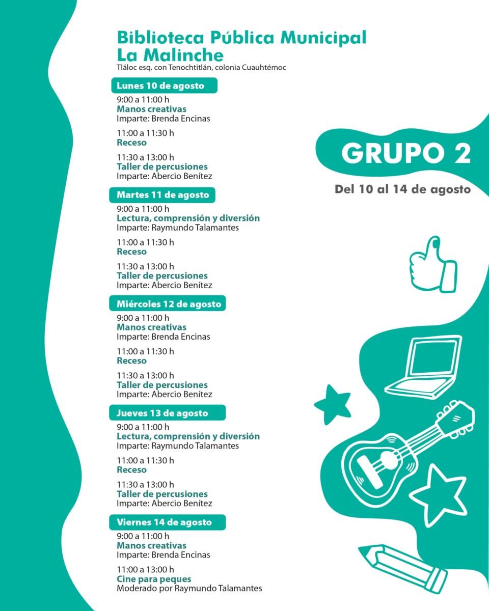 Invita IMCA a disfrutar de una semana llena de creatividad en la Biblioteca La Malinche durante el Verano Creativo
