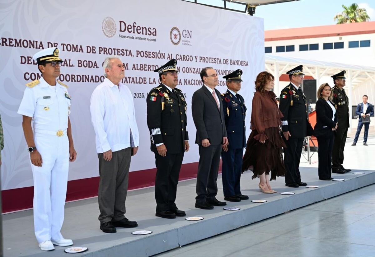 Reafirma Durazo coordinación interinstitucional con Guardia Nacional para fortalecer la seguridad en Sonora