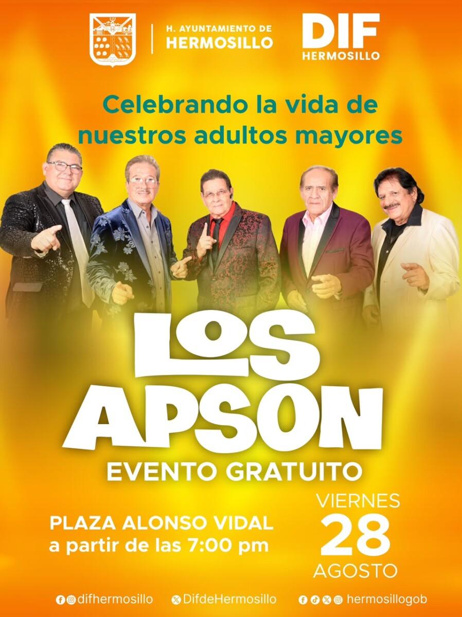 Invita DIF Hermosillo a disfrutar una tarde de música y baile con los APSON