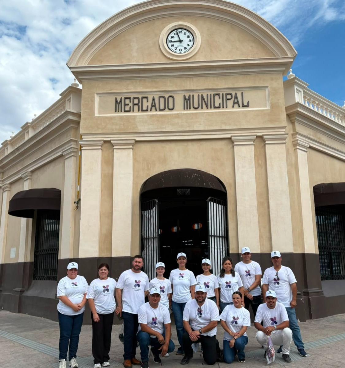 Comparte SSPC información preventiva a locatarios del Mercado Municipal de Hermosillo