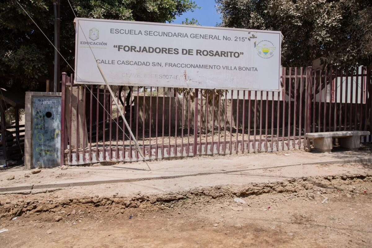 Gobierno de Playas de Rosarito avanza con proyecto de pavimentación en Villa Bonita