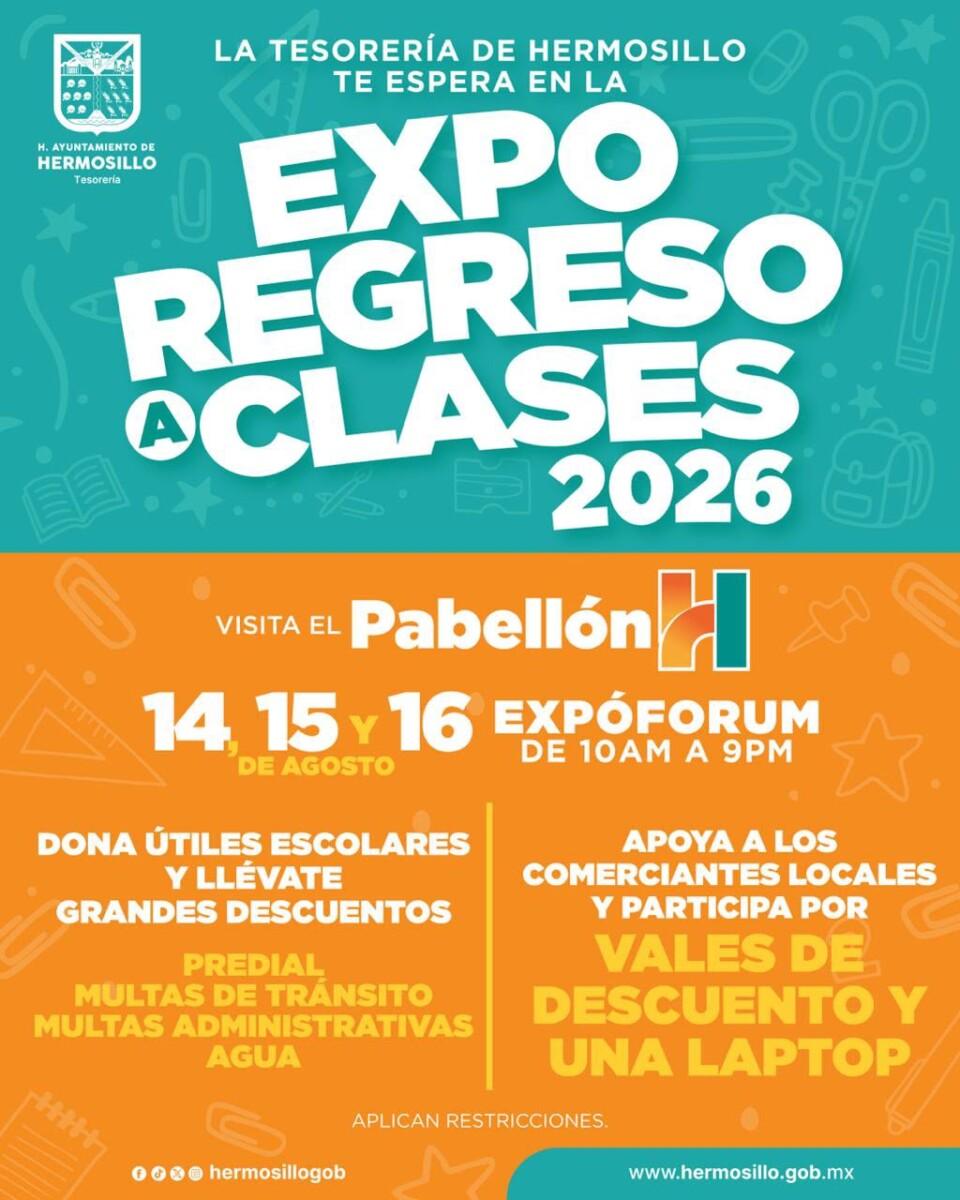Podrán familias aprovechar descuentos de Tesorería y donar útiles en Expo Regreso a Clases 2026