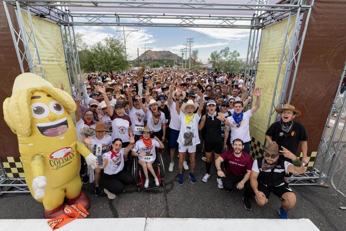 Más de 3 mil 500 personas participan en la quinta Carrera Vaquera del Gobierno de Sonora