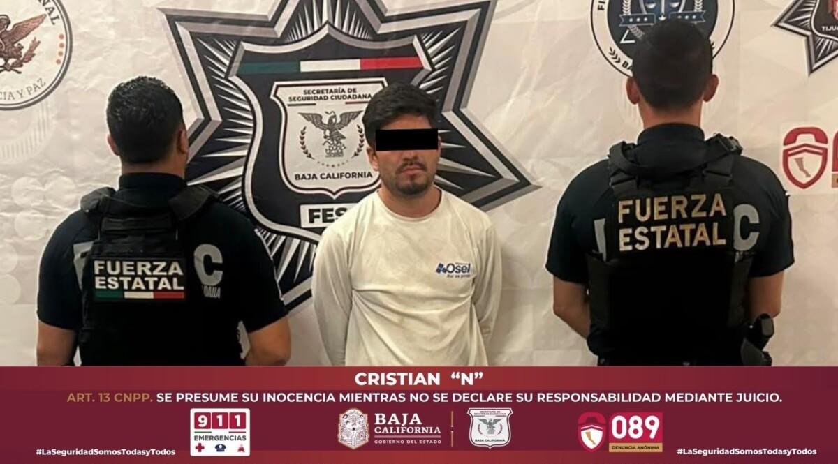 ERA BUSCADO POR VIOLENCIA FAMILIAR Y LESIONES, FUE DETENIDO POR LA FUERZA ESTATAL