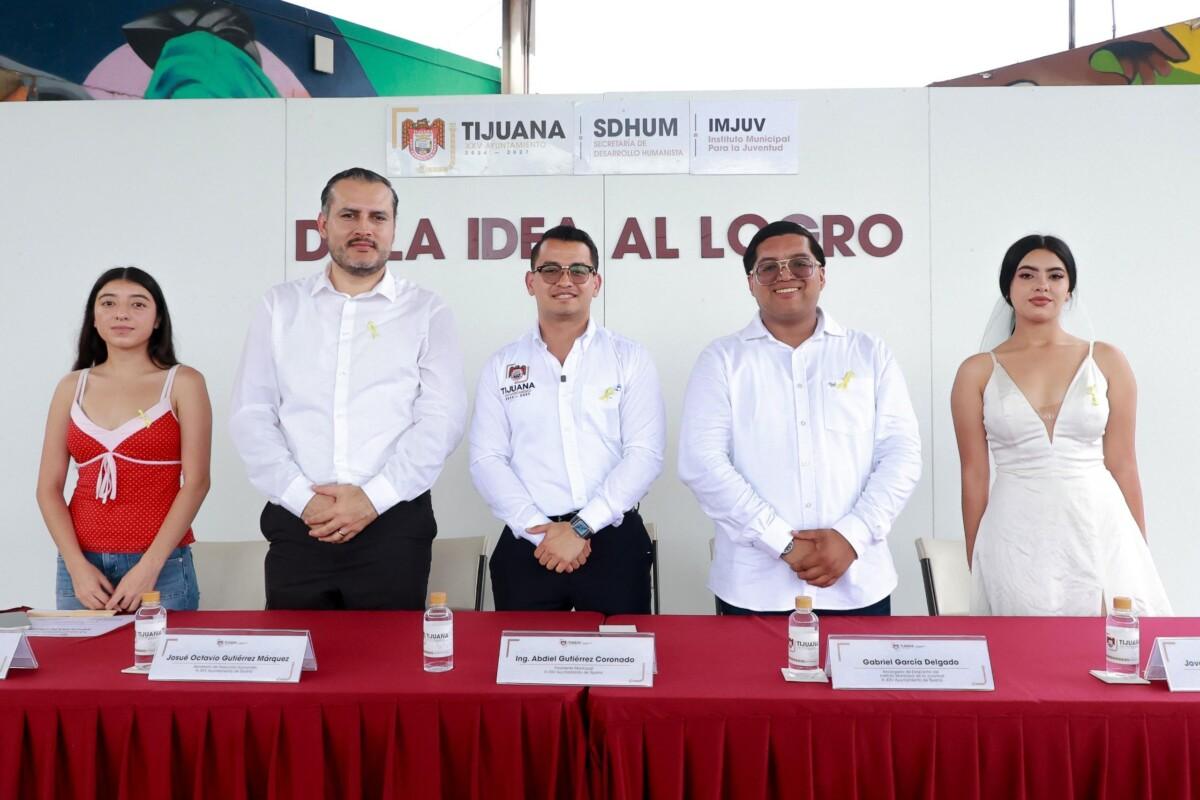 ENTREGA XXV AYUNTAMIENTO DE TIJUANA CONSTANCIA A JÓVENES PARTICIPANTES EN LOS TALLEES “DE LA IDEA AL LOGRO”