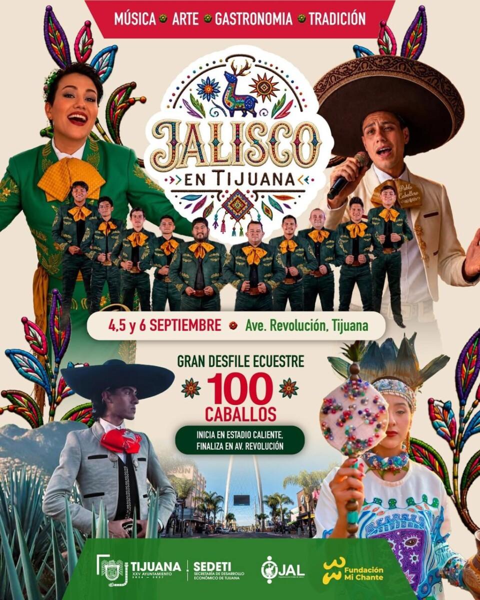 DIVERSIÓN, CULTURA,GASTRONOMÍA,MÚSICA,DANZAS Y ARTESANIAS DE TODO EL PAIS EN EL EVENTO “JALISCO EN TIJUANA 2026” QUE SE DESARROLLA DESDE HOY HASTA EL DOMINGO EN LA AVENIDA REVOLUCIÓN