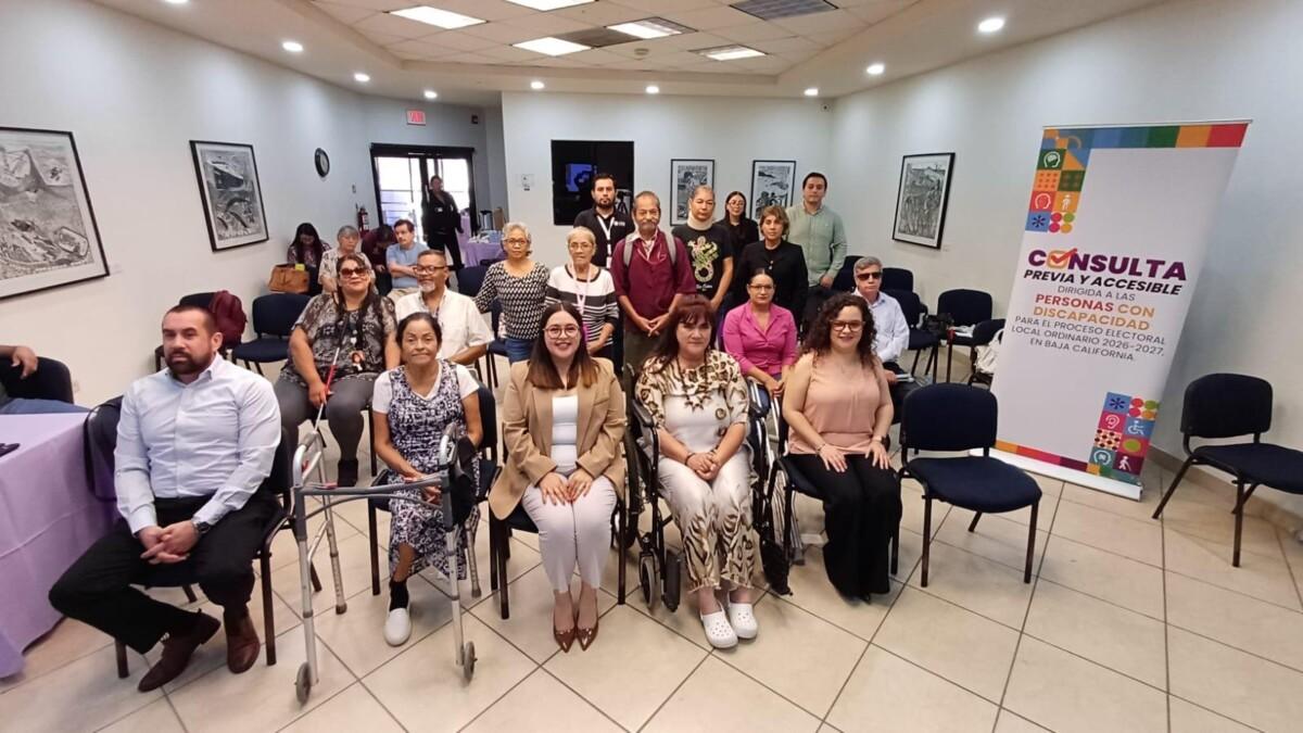 NICIA FASE INFORMATIVA DE LA CONSULTA PREVIA Y ACCESIBLE DEL IEEBC DIRIGIDA A PERSONAS CON DISCAPACIDAD