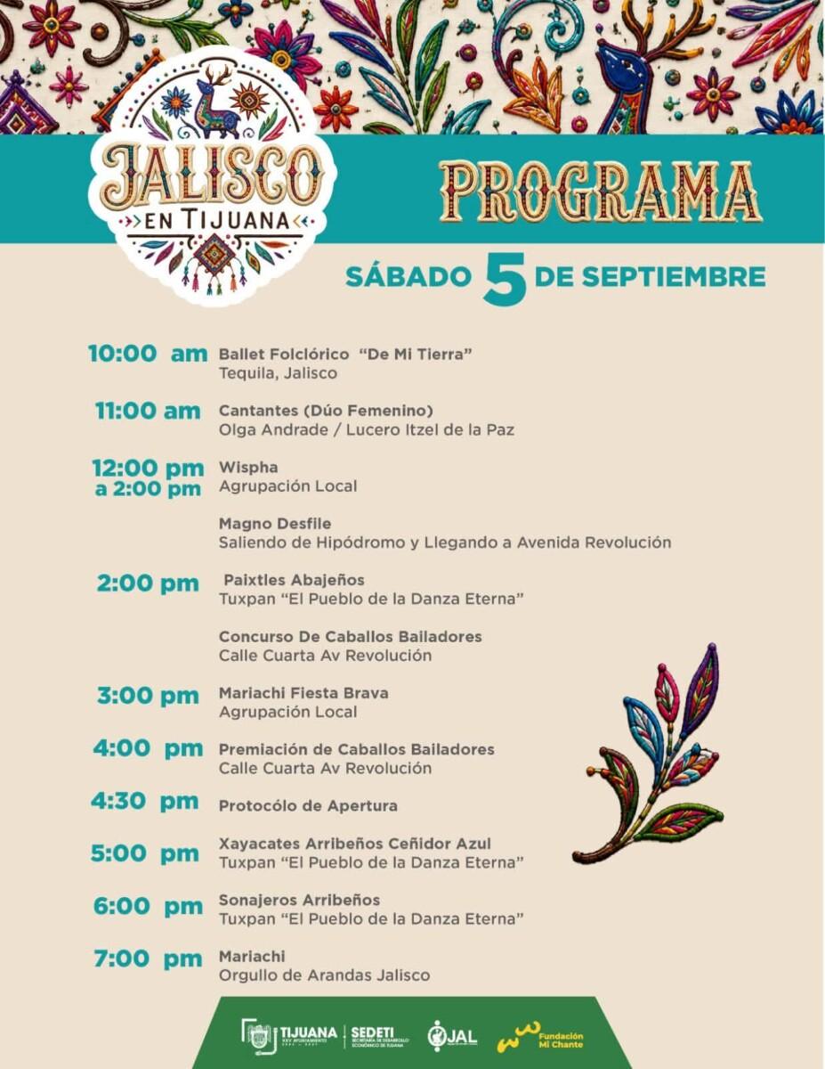 “JALISCO EN TIJUANA 2026” ES UN EVENTO CULTURAL, ARTÍSTICO, GASTRÓNOMICO, QUE CONCENTRA MÁS DE 100 EXPOSITORES DE COMUNIDADES INDÍGENAS DEL PAÍS,MOSTRARÁN SUS RIQUEZAS, EL SÁBADO ES EL DESFILE HÍPICO ÚNICO EN SU TIPO